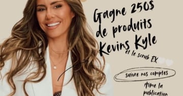Concours Gagnez 250$ de produits Kevins kyle!
