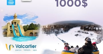 Concours Gagnez une escapade en famille d’une valeur de 1 000 $ au Village Vacances Valcartier!