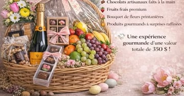 Concours Gagnez un panier gourmand d'une valeur de 350$!