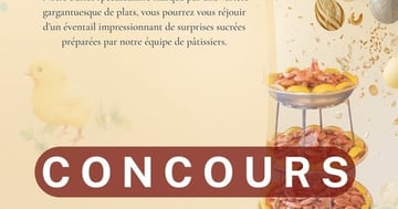 Concours Gagnez votre brunch de pâques pour 4 personnes pour le dimanche 5 avril 2026!
