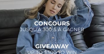 Concours Gagnez un certificat cadeau pour la vente d'échantillon du 13 et 14 mars!