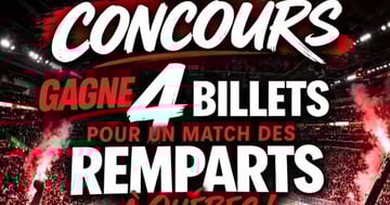 Concours Gagnez 4 billets pour les Remparts de Québec!