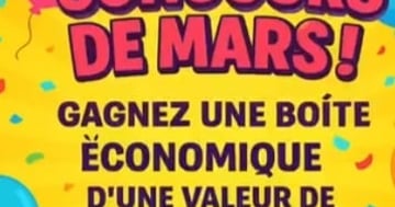 Concours Gagnez une boîte économique d'une valeur de 400$!