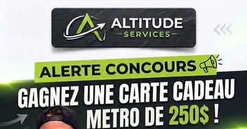 Concours Gagnez une carte cadeau Métro de 250$!