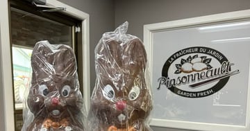 Concours Gagnez un lapin en chocolat et un sac de 50 lbs de pommes de terre!