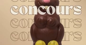 Concours Gagnez Alex le lapin géant de Chocolats favoris d'une valeur de 140$!