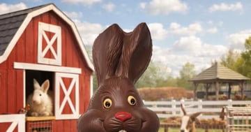 Concours Gagnez un lapin géant en chocolat!