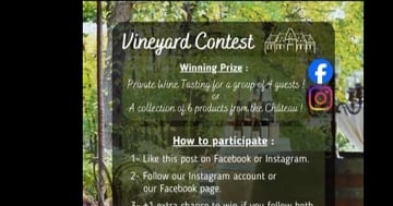 Concours Gagnez une activité dégustation pour 4 ou 6 produits du Château!