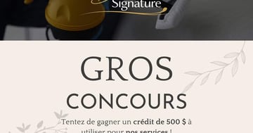 Concours Gagnez 500$ en crédit nettoyage!