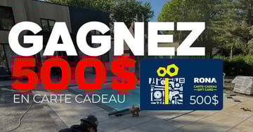 Concours Gagnez une carte cadeau Rona de 500$!
