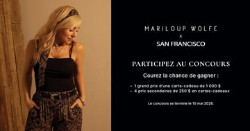 Concours Gagnez l'une des 5 cartes-cadeaux San Francisco!