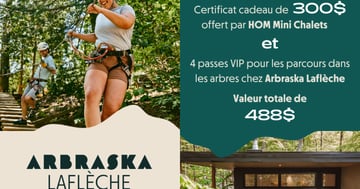 Concours Gagnez une escapade pour quatre!