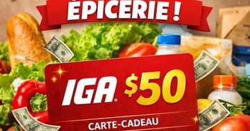 Concours Gagnez une carte-cadeau IGA de 50$!