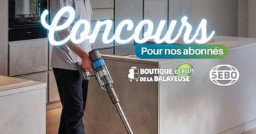 Concours Gagnez un aspirateur rechargeable sans-fil Sebo Balance A1!