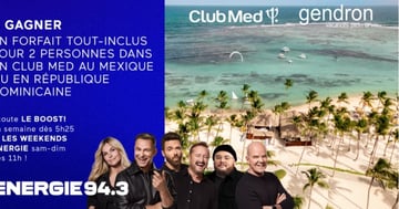 Concours Énergie 94,3 Gagnez un forfait pour 2 personnes dans un Club Med Sud au Mexique ou en République Dominicaine!