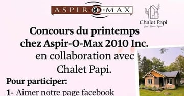 Concours Gagnez un week-end au chalet!