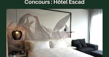 Concours Gagnez une nuitée en occupation double à l'Hôtel Escad!