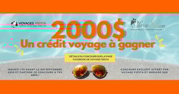 Concours Gagnez un crédit voyage de 2000$!