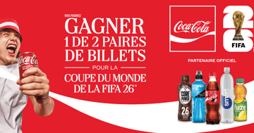 Concours Gagnez 1 des 2 paires de billets pour la coupe du monde de la FIFA™ 2026!