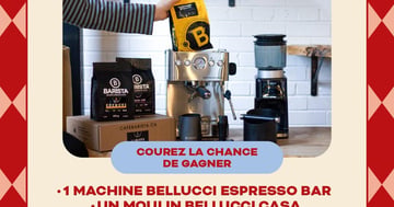 Concours Gagnez une machine espresso Bellucci Espresso Bar!