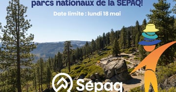 Concours Gagnez l'une des 5 cartes annuelles de la Sépaq!
