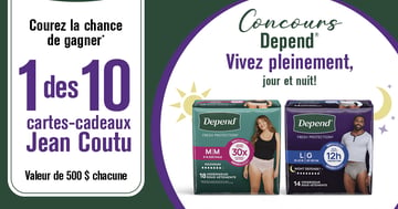Concours Jean Coutu Gagnez l'une des 10 cartes-cadeaux de 500$!