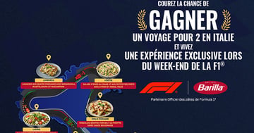 Concours Gagner un week-end de Formula 1 en Italie!
