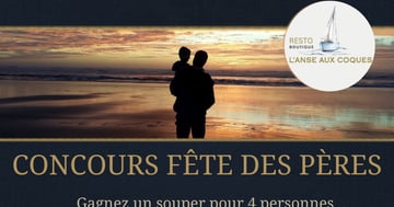 Concours Gagnez un souper pour 4 personnes au Café Bistro l'Anse-Aux-Coques!