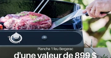 Concours Gagnez une plancha 1 feu Bergerac de la marque ENO!