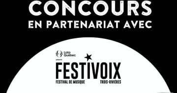 Concours Gagnez 4 passes VIP pour la journée du 26 juin pour le Festivoix et une carte-cadeau Poulet Rouge de 100$!