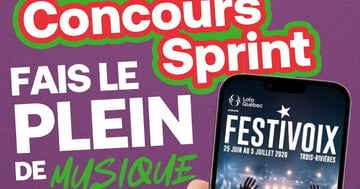 Concours Gagnez 2 billets pour le FestiVoix de Trois-Rivières du 26 juin et une carte-cadeau Petro-Canada de 100$!
