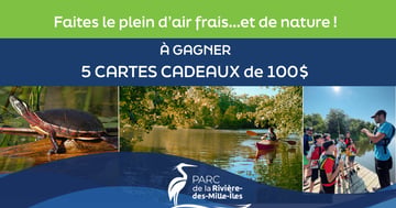 Concours Rythme Fm 105,7 Gagnez un forfait pour une location d'embarcations au Parc de la Rivière-des-Mille-Îles!