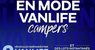 Concours Gagnez l'un des deux véhicules aménagés par VanLife Campers ou un des prix instananés!