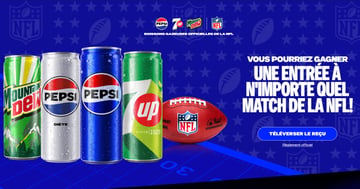 Concours Gagnez des billets pour n'importe quel match de la NFL ou des cartes-cadeaux NFLshop.ca de 100 $ chaque semaine!