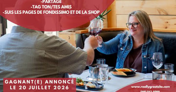 Concours Gagnez une carte-cadeau de 100$ chez  La Shop et Fondissimo!