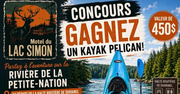 Concours Gagnez un Kayak Pelican!