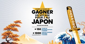 Concours Gagnez un voyage pour deux personnes au Japon!