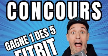 Concours Gagnez l'une des cinq Fitbit!