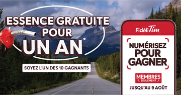Concours Gagnez de l'essence pour un an!