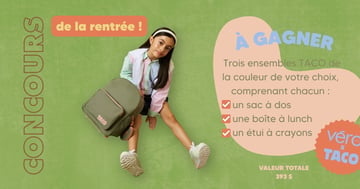 Concours Gagnez l'un des trois ensemble Taco!