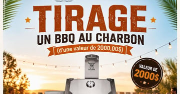 Concours Gagnez un BBQ au charbon!