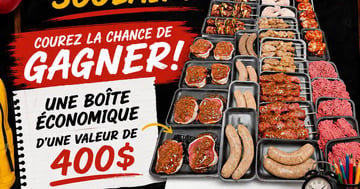 Concours Gagnez une boîte économique de la Boucherie terre et mer inc!