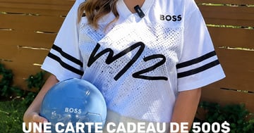 Concours Gagnez une carte-cadeau M2 de 500$,  un abonnement au Club Select M2 et un parfum BOSS au choix!