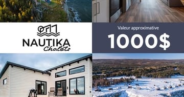 Concours Gagnez un séjour aux chalets Nautika en Gaspésie!