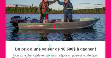 Concours Gagnez votre voyage de pêche en Outaouais !
