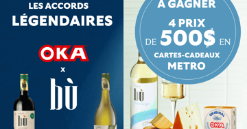 Concours Metro - Gagnez 1 des 4 cartes-cadeaux Metro de 500$!