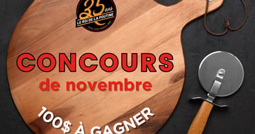 Concours Stratos Pizza - Gagnez une carte-cadeau de 100$!