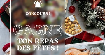 Concours Gagne ton repas des fêtes avec Le Chef et Moi et DUX manger mieux!