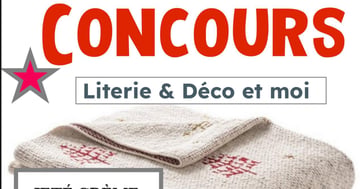 Concours Literie déco et moi - Un jeté à gagner!