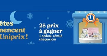 Concours Calendrier de l'Avent Uniprix